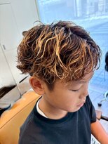 クラップス 横須賀中央店(CLAPS) 横須賀キッズカットメンズカットツーブロックフェードカット眉毛