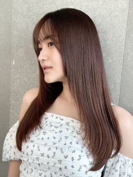 レーヴバイロンド 仙台(Reve by Lond) 大人ガーリーミディアムレイヤーカット透明感カラー髪質改善仙台