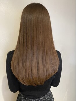 髪質改善/縮毛矯正/水光ストレート trico茶屋町【トリコ】の写真/≪髪質改善≫従来の縮毛矯正では叶わなかった潤いと滑らかな質感を体感◇あなただけのオーダーメイド設計♪