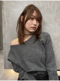 ミニボブレイヤー/レイヤーカット/ウォームベージュ/顔周り/浦和