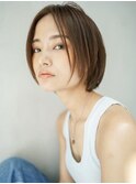【GEEKS渋谷】ひし形ショートボブ/夏カラー/小顔/くびれショート