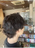 メンズ波巻きパーマ