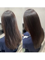 ミントリーフ 田中店(Mint leaf)&nbsp;髪質改善ミディアムスタイル