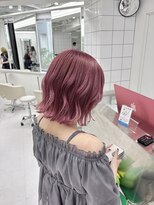 ギア(GEAR.)&nbsp;複雑履歴対応☆夏に映えるチェリーレッド×ショートボブ