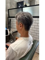 アルフレッド 瑞穂店(alfRed)&nbsp;白髪を活かして魅せる大人の上品ショートスタイル/瑞穂区/メンズ