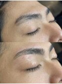 眉毛アイブロウ　アーチ眉