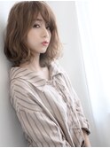 まるみ×ゆる内外ハネ☆ナチュラル仕込みの素髪感とろみボブ♪