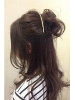 エッセンス(essence)&nbsp;春夏のハーフアップ