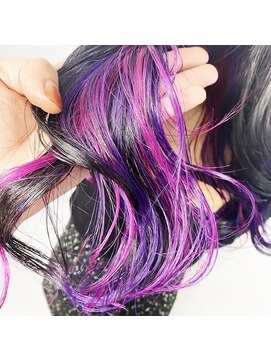 バージョン(Ver.) インナーカラー オーロラミックス パープル×ピンク Ver. 柏