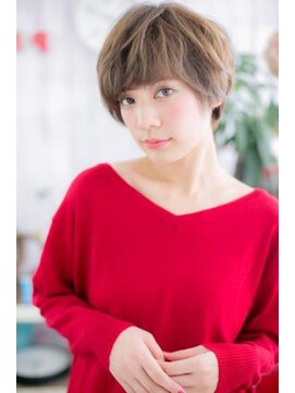 ミック ヘアアンドメイク アップ 駒込店(miq Hair&Make up) 目力UP！大人かわいいアッシュベージュマッシュウルフc1