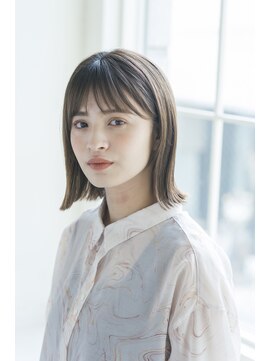 ガーデン タチカワ(garden tachikawa) 20代30代大人かわいいうる艶髪抜け感ヘア切りっぱなしミディアム