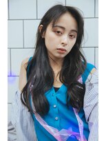 エヌイー(ne' by MAULOA)&nbsp;【ne' by MAULOA】　軽く巻いた黒髪ロング