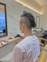 ラポールヘアー(rapport hair)&nbsp;アシンメトリー刈り上げ×ツイストスパイラルパーマ＊