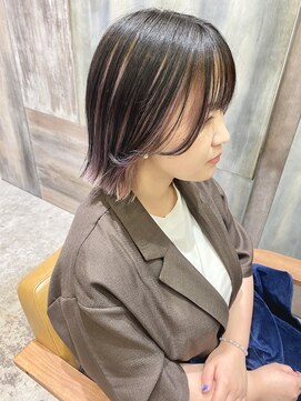 ヘアラウンジ アングゥ(hair lounge ungu) アンブレラピンクカラー