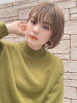 サンド 表参道(sand)&nbsp;前下がりショートボブ大人可愛い20代30代表参道