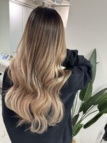 グロウ 渋谷西口(grow) バレイヤージュ×エクステ