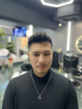 グリーディーフォックス 三軒茶屋(GreedyFOX) 波巻き/マッシュパーマ/ウルフ/ハイライト<理容室>三軒茶屋