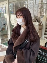 アッシュ 中目黒店(Ash) ピンクベージュ×ウェーブパーマ