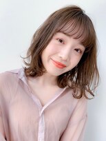 ロンド ロワール 門前仲町(Lond Loire)&nbsp;韓国カール/顔周りレイヤーカット/ブリーチなし◎シアカラー