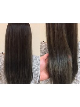 【江曽島】酸性ストレートでダメージレス施術が◎自然なストレートで毎朝のセットもラクにたのしく♪