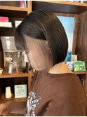 イヤリングカラー/ベージュインナーカラー/ダークブラウンカラー