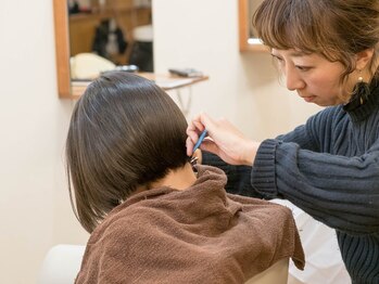 ニコ ヘアー(nico hair)の写真/スタイリストは全員全国屈指のカットスクールを卒業♪高いカット技術で「あなたに似合う」をご提案◎