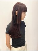 小顔レイヤーカット/ミディアムレイヤー/レイヤーロング