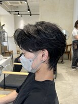ビューバイネオリーブ 用賀店(Beau'r by neolive) アッシュブラックカルマパーマベリーショートダークアッシュ