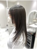 顔まわりレイヤー 髪質改善トリートメント