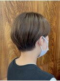 ショート ショートボブ 似合わせカット メルティカラー