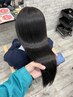 【まとまりある髪へ】カット＋縮毛矯正＋トリートメント