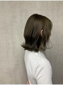 カーキーアッシュ　マロンベージュ　くすみベージュ　マット系