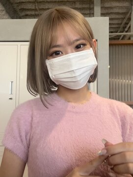 デイズ セカンド バイ エイト(DAYS 2nd by EIGHT) ミルクティーベージュ　切りっぱなしボブ