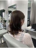 パーマ風レイヤースタイル