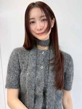 ユーフォリア 青山(Euphoria) チョコブラウンカラー&レイヤーカット