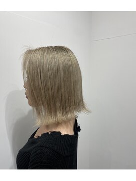 チェロ 中町(CHERO) ★美髪ダブルカラー＃髪質改善＃グレージュ＃ハイトーンカラー