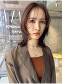 黒髪カタログ/クラゲヘアー/オリーブ/銀座