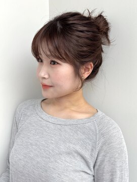 ラフ フロム ガーデン(Laf from GARDEN) ミディアム/レイヤーカット/顔周りカット/透明感カラー