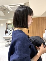 エンス 銀座(Ence)&nbsp;レイヤーボブ/ミルクティーベージュ/髪質改善/顔周り/銀座
