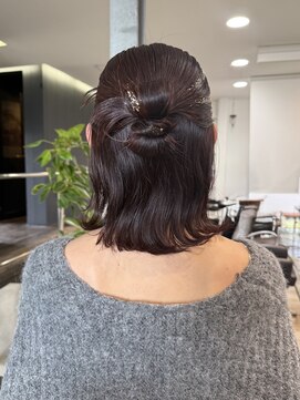 プラスディー(+D) カチモリハーフアップ