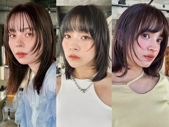 ノラジャーニー(NORA Journey)の写真/周りと差がつくお洒落な顔周りレイヤーカット/ハッシュカット★顔回りの数ミリにこだわり可愛いを実現＊