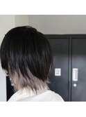 ダブルブリーチインナーカラー　シルバーグレー