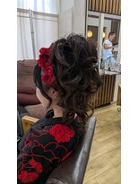 アローズ 荒尾店(arose)&nbsp;お祭りヘアセット