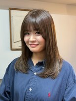 ノーヴィス 心斎橋(NOViiiCE)&nbsp;透明感カラー/ハッシュカット/グレージュ