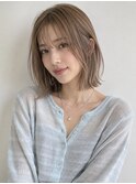 【近鉄八尾】 抜け感ミディボブ