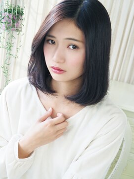 ジュレベール(JurerBelle) 【ジュレベール 松田】 美黒髪ナチュラル可愛く艶ロブ☆