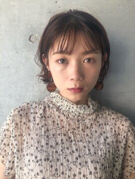 アピッシュ アオヤマ(apish AOYAMA) ゆるフワ動く簡単アレンジ【ボブパーマ】