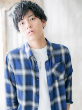 モッズヘア メン 南越谷南口店(mod's hair men) セミウエットニュアンス束感ショートこなれヘアK