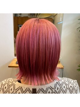 オルガ ヘアアンドメイク(Oluga hair&make) ファンシーピンクボブ