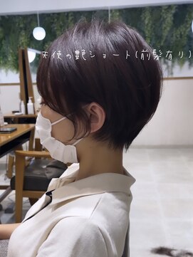 ビューイースト 亀戸 錦糸町(VIEW EAST) マッシュショートボブ/フェザーバング/カーキグレージュ